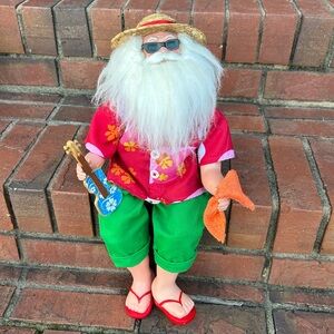 VINTAGE HAWAIIAN BEACH SANTA